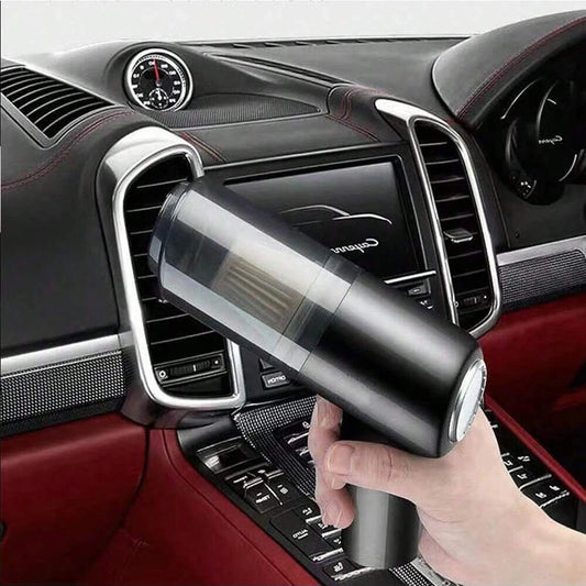 Aspirapolvere combinato 3 in 1 con aspirazione e soffiaggio integrati, aspirapolvere per auto di piccole dimensioni con ricarica USB, aspirapolvere per uso domestico