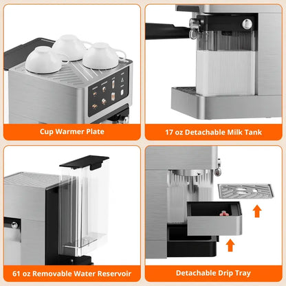 3-in-1 Latte & Cappuccino Maker